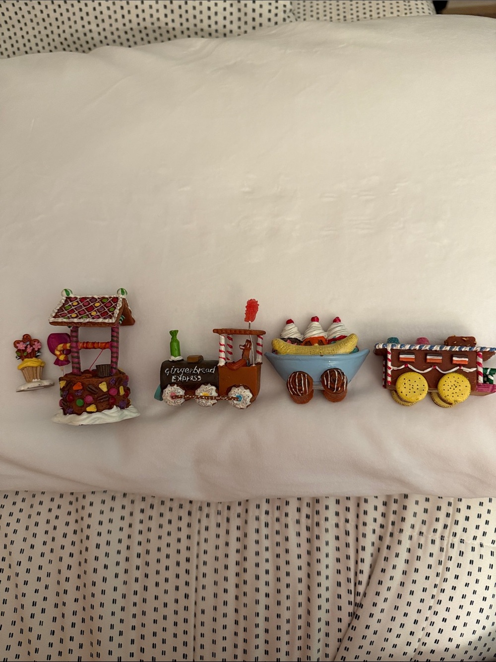 Vintage Lemax Sugar N Spice Gingerbread Express Christmas Village Train-Retired